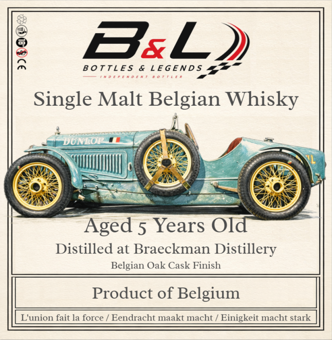 Single Malt 5Y Braeckman - Belgian Oak Finish